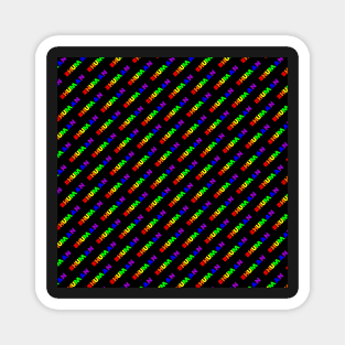 Human | #HUMAN | Hashtag Pattern Magnet