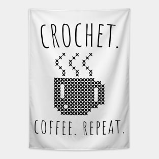 crochet. coffee. repeat Tapestry