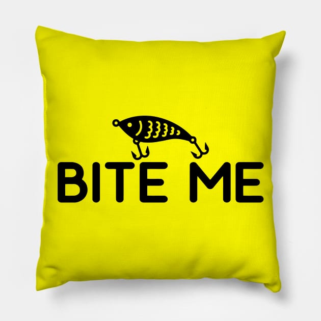 Bite Me Fish Pillow by sally234