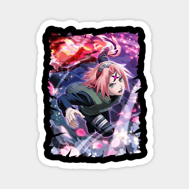 SAKURA HARUNO MERCH VTG Magnet by Melesz.Ink Tattoo