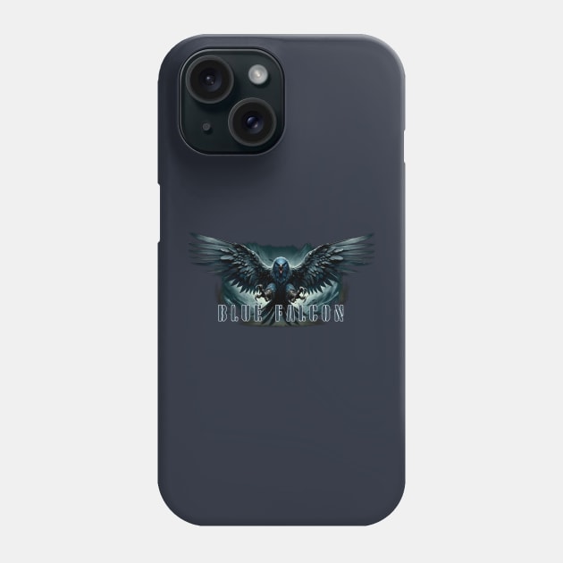 Blue Falcon Phone Case by Total 8 Yoga