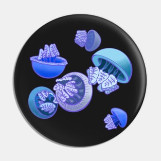 Blue Blubber Jelly Invasion! Pin