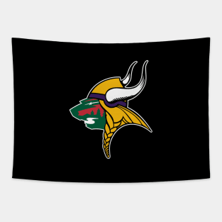 Minnesota Wild Vikings Tapestry