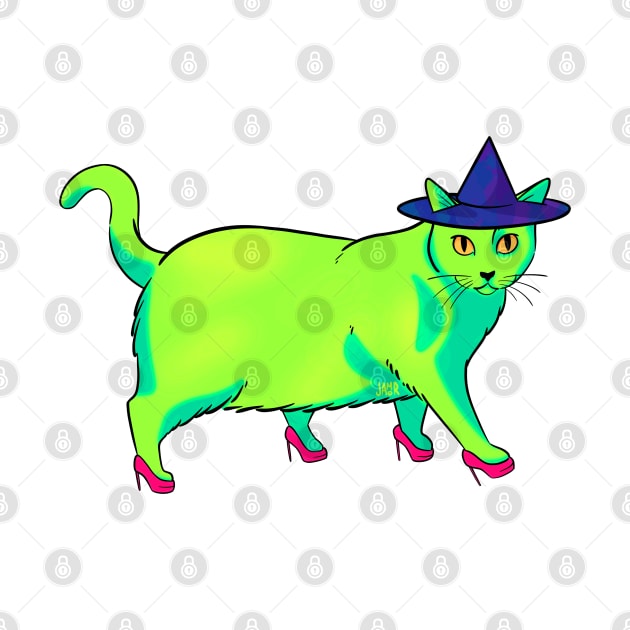 Witch Cat by jastinamor