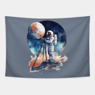 Astronaut Field Assignment Tapestry