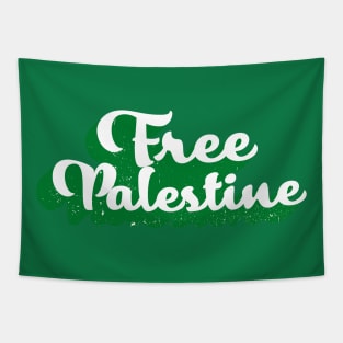 Free Palestine - 3D Text Tapestry