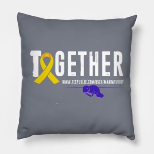 Together - Pediatric Cancer Awareness Pillow