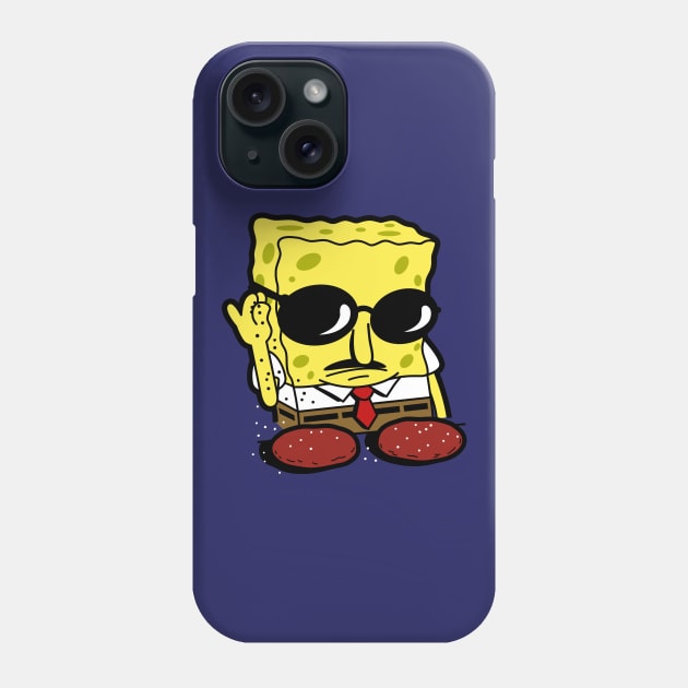 Funny Burger Salt Bae Meme Parody Cartoon For Burger Lovers Phone Case by BoggsNicolas