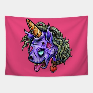 zombie unicorn Tapestry