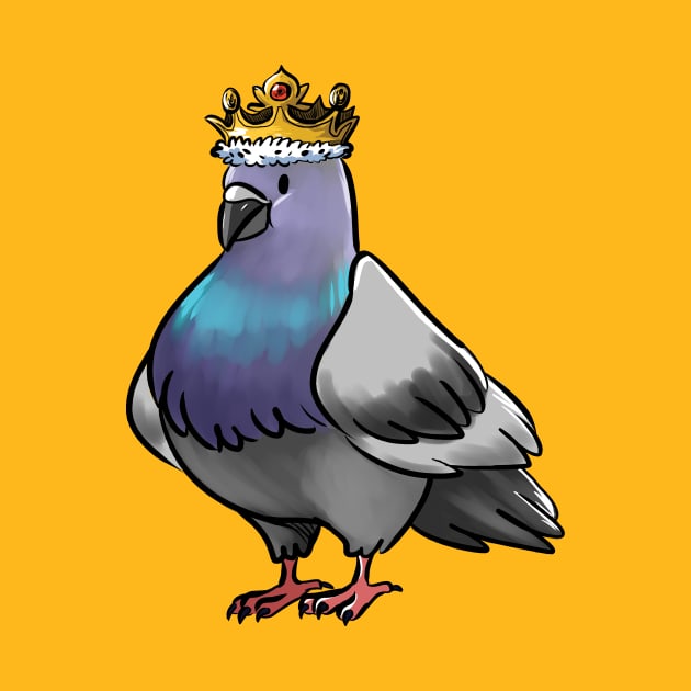 King Pigeon by angeliraferart