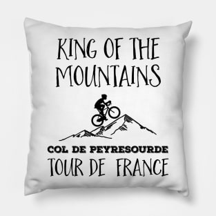 Col De Peyresourde Tour de France King of the mountains Pillow