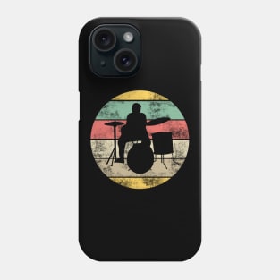 Retro Drums Drummer Phone Case