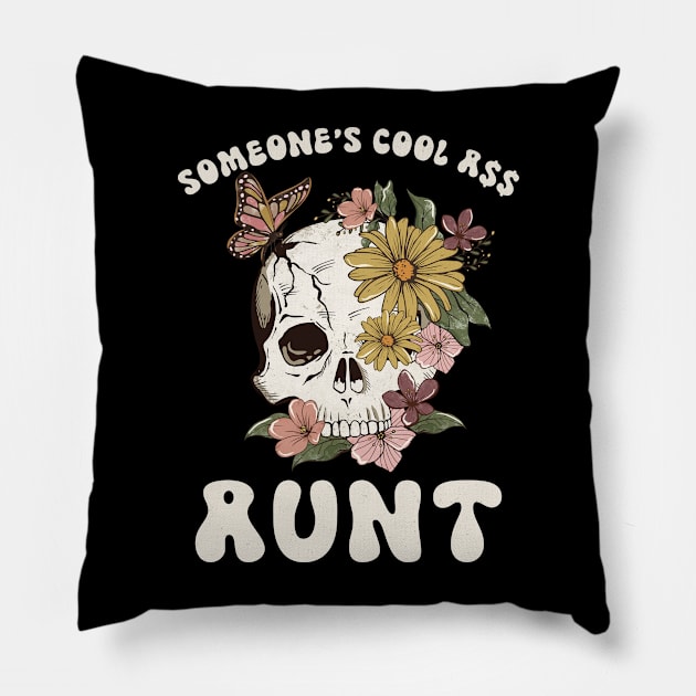 Someone's Cool Ass Aunt Pillow by Rosiengo