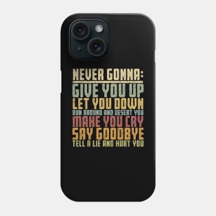 Things I am Never Gonna Do Phone Case