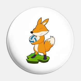 Fox Volleyball player Volleyball Sports Pin