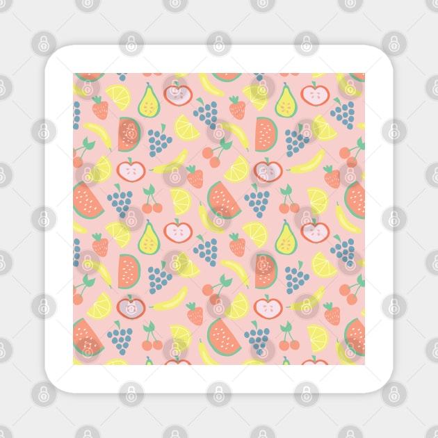 Fruit Salad Magnet by Sandra Hutter Designs