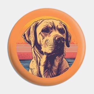 Vintage Yellow Labrador Retriever Pin