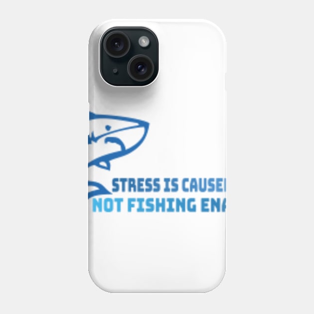 fishing t-shirt Phone Case by yassinostore