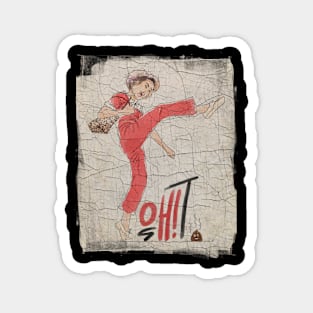 Oh Shit!! - Vintage Original Artwork Magnet