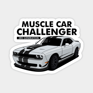 3rd Generation Challenger Muscle Car Magnet