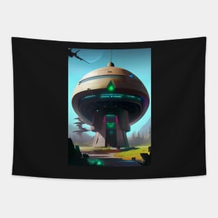 MEGA TELEPORT ON PLANET SAM Tapestry