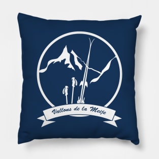 Vallons de la Meije La Grave mountain Pillow