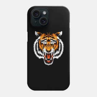 Tiger Head Illustration Phone Case