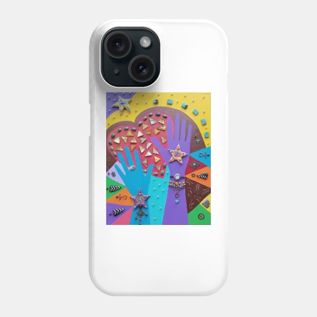 Mucho Mucho Amor Art by Harriette Knight Phone Case by harrietteknight