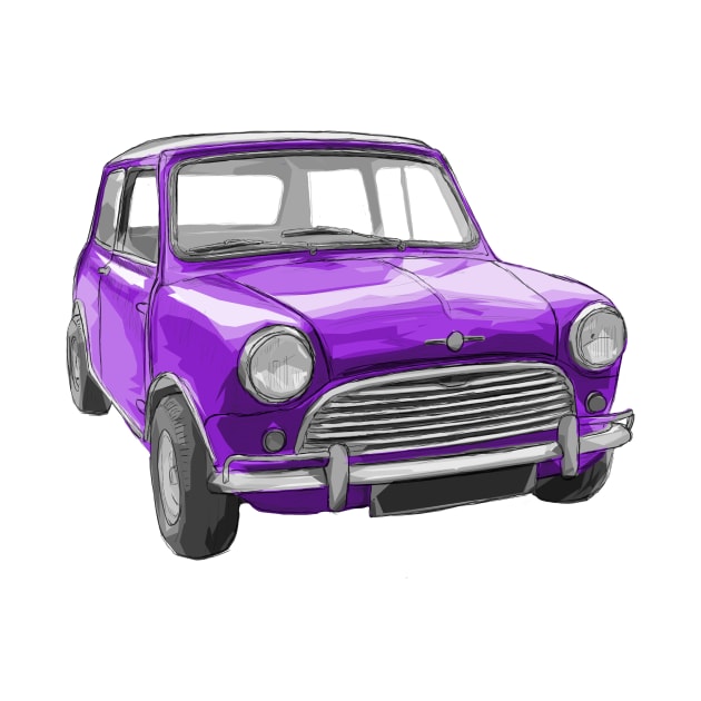 Classic Mini Purple by jdm1981