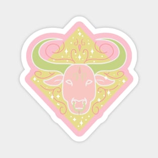 Taurus Bull (Pink) Magnet