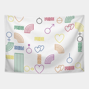 PRIDE PATTERN LGBT COMMUNITY Tapestry