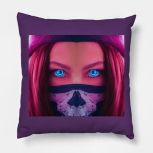 Jessy wear mask Pillow