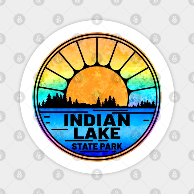 Indian Lake State Park Ohio OH Magnet by TravelTime