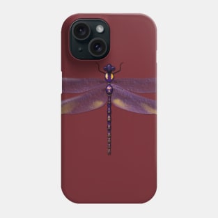 Purple Dragonfly Phone Case