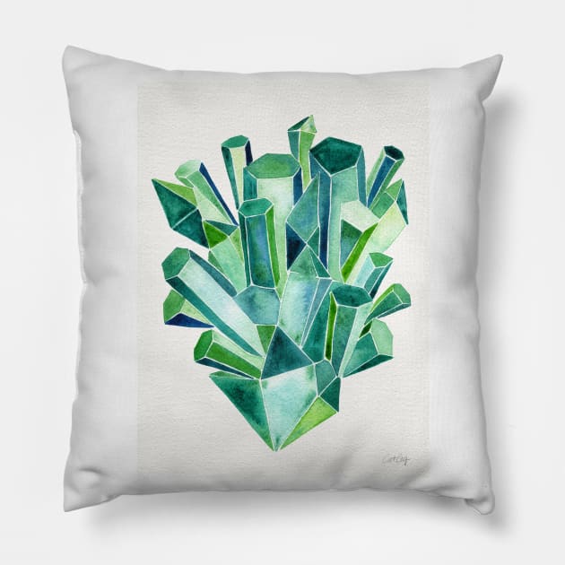 emerald Pillow by CatCoq