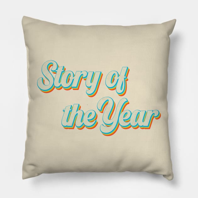 vintage color story of the year Pillow by Wizz Ventura