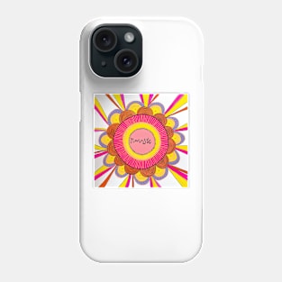 Namaste Yogi Floral Mandala Phone Case