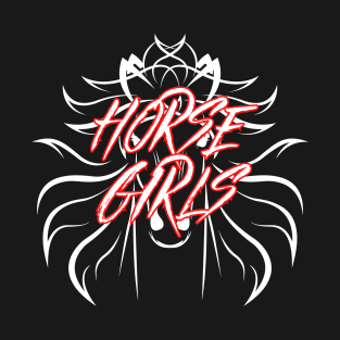 Metal Horse Girls - White Design T-Shirt