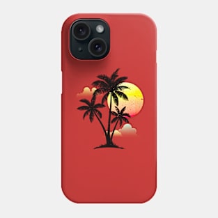 Sunset on the beach Phone Case