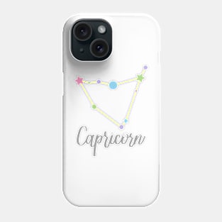 Capricorn Zodiac in Pastels Phone Case