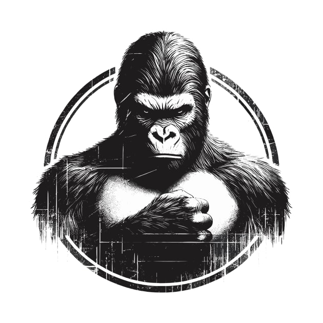 Gorilla Power Go Hard by SmartStyle Gallery