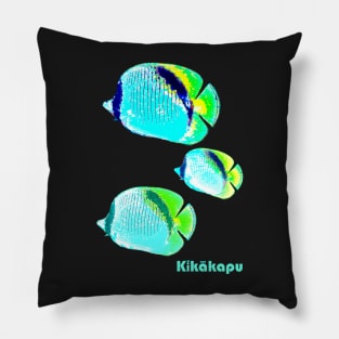 Kikakapu - Tropical Butterflyfish - Hawaiian Fish Pillow