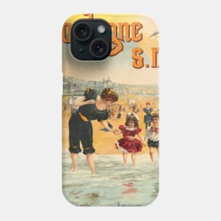 Boulogne sur mer France Vintage Poster 1890 Phone Case