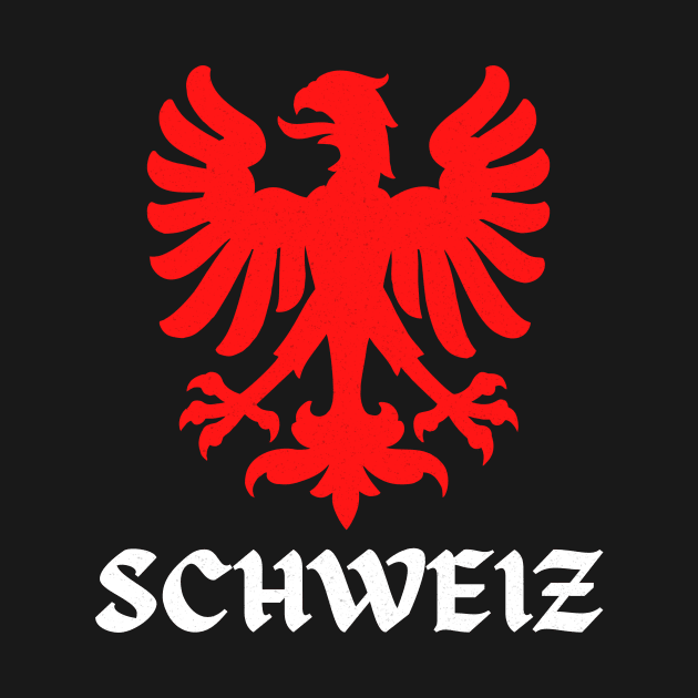 Switzerland Eagle Swiss Flag Pride by Foxxy Merch