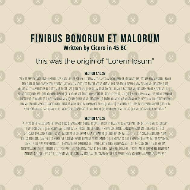 Lorem Ipsum Origin by newcoloursintheblock