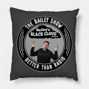 Black Cloud Podcast Logo Pillow