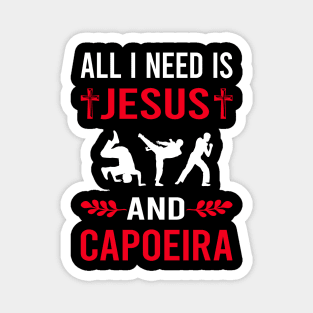 I Need Jesus And Capoeira Magnet