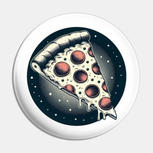 retro pepperoni pizza Pin