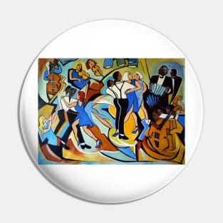 Cobalt Blue Tango Pin