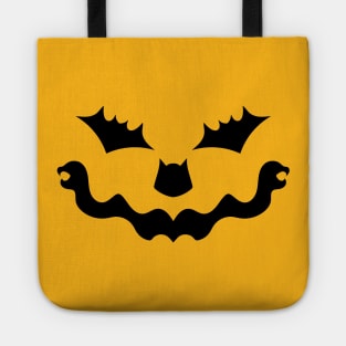 halloween scary evil pumpkin funny pumpkin head Tote